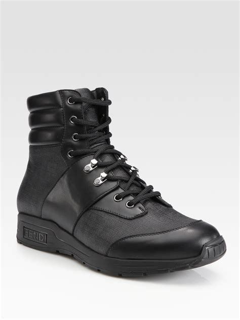 fendi flat boots|fendi trekking boots.